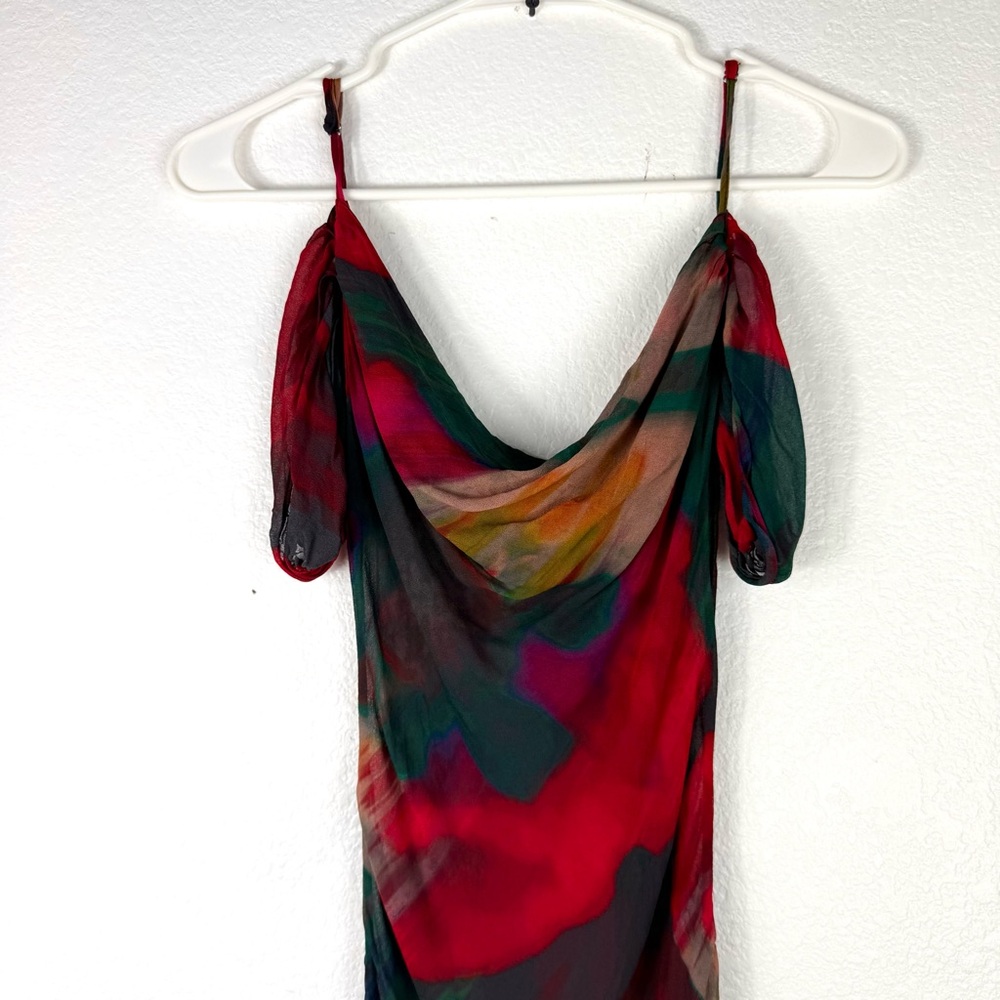 Rat & Boa Colorful sheer maxi dress size XXS - Picture 2 of 10
